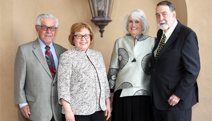 Julian Garza and Clementina Garza and Linda H. and James M. Parker were the honorees at the National Jewish Health Spirit of Achievement Award Dinner on May 10.