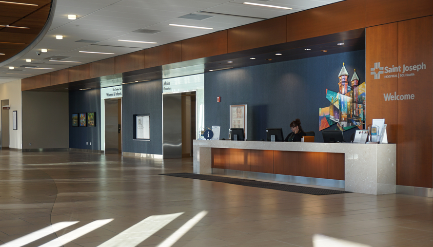 Main hospital lobby