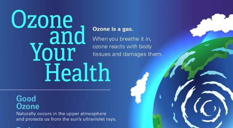 ozone and health infographic