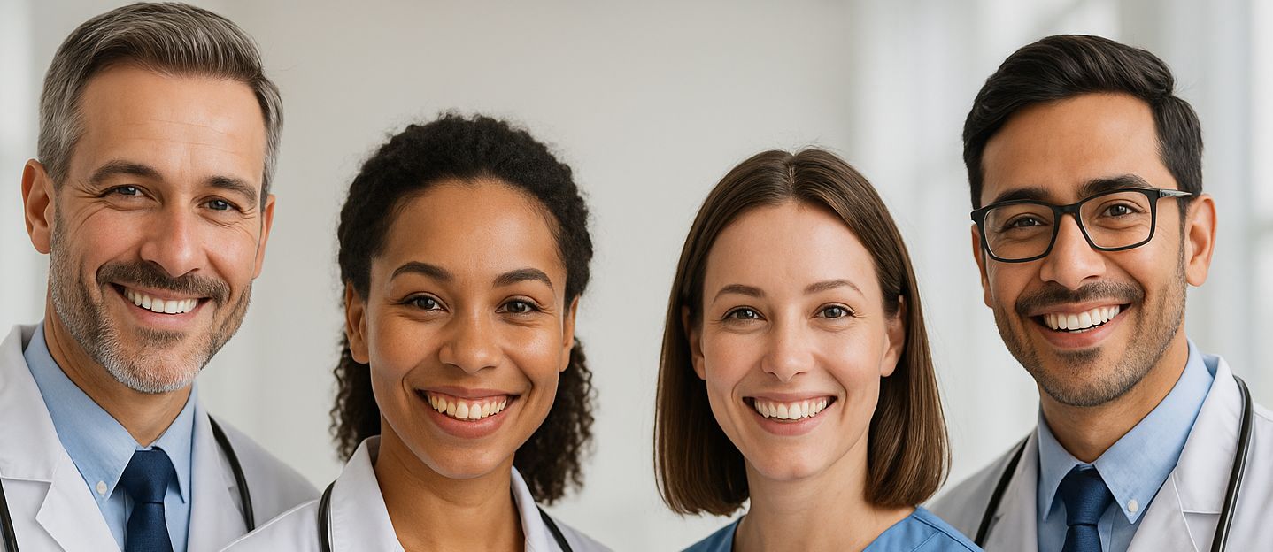 Physician with a facemask