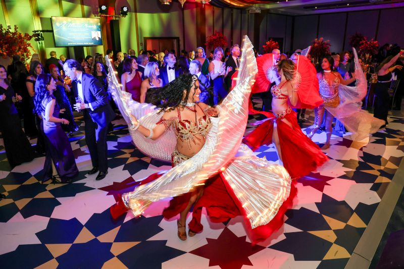 Dancing the night away.......